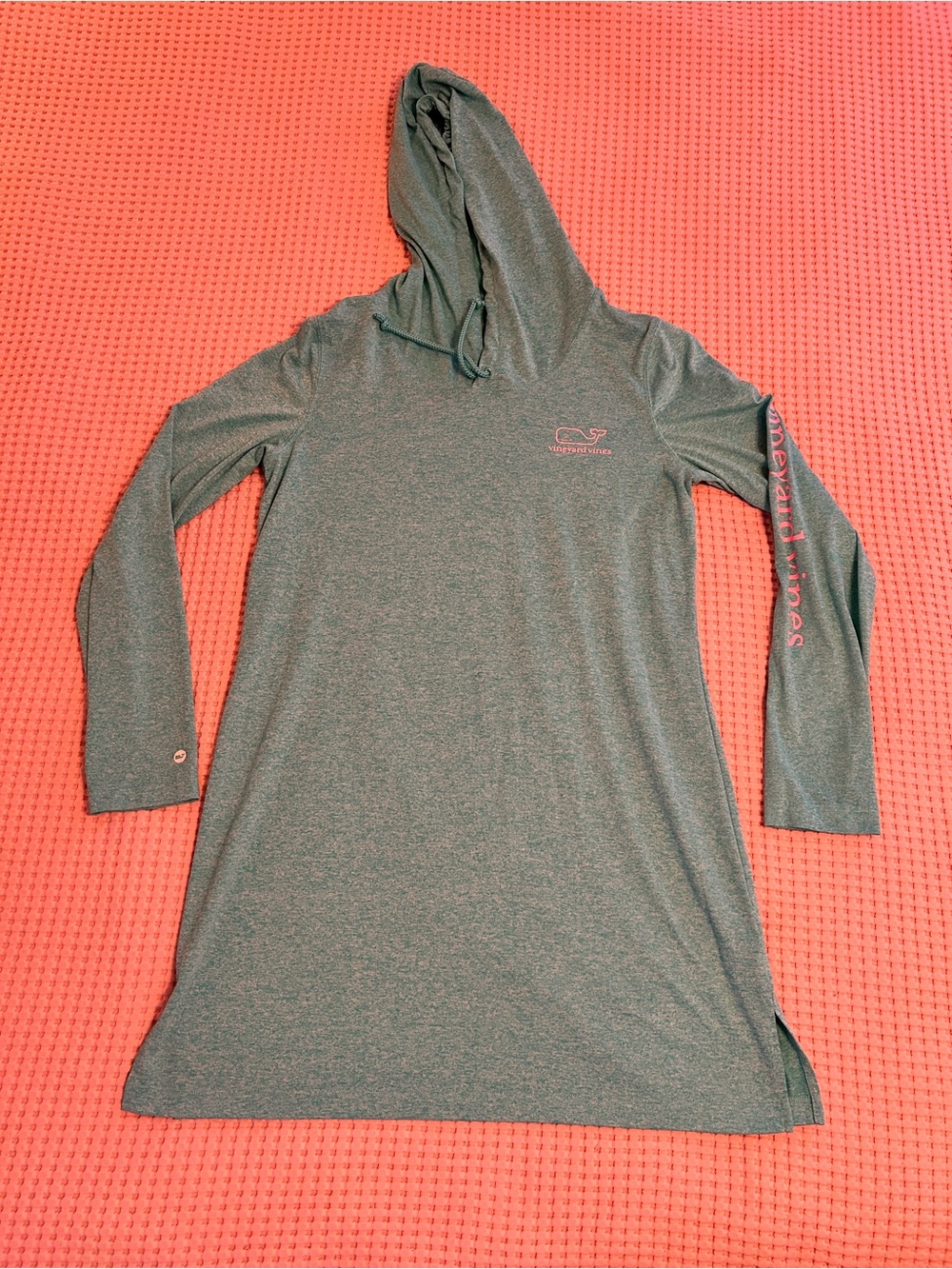 Vineyard Vines Teal Hooded Women's Swim Cover-Up